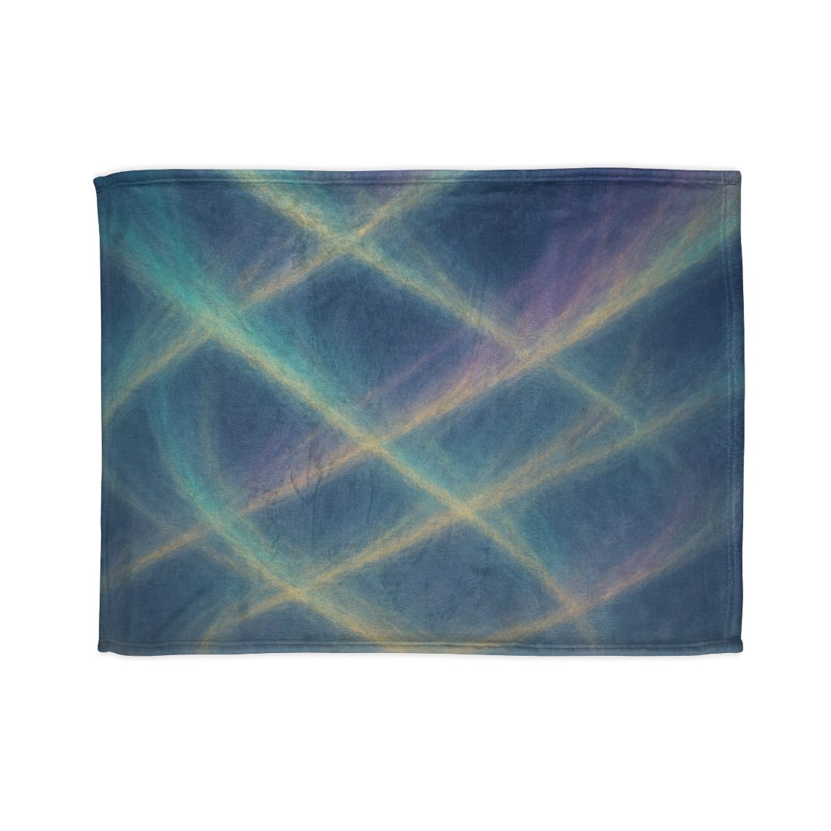 Aurora Lattice Horizon soft fleece blankets