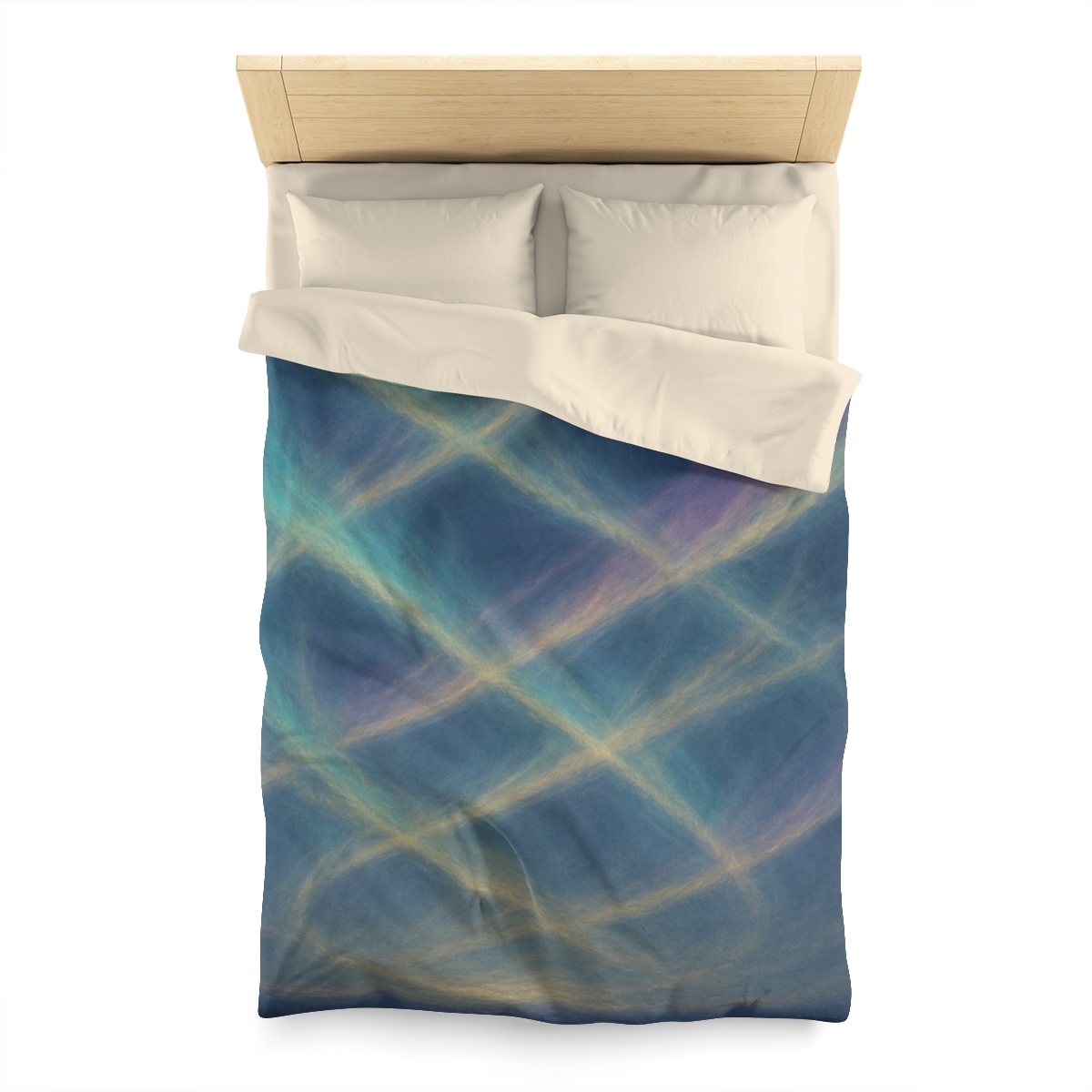 Aurora Lattice Horizon custom duvets