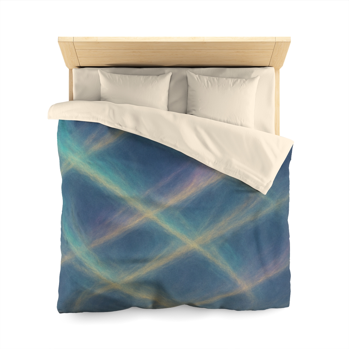 Aurora Lattice Horizon custom duvets