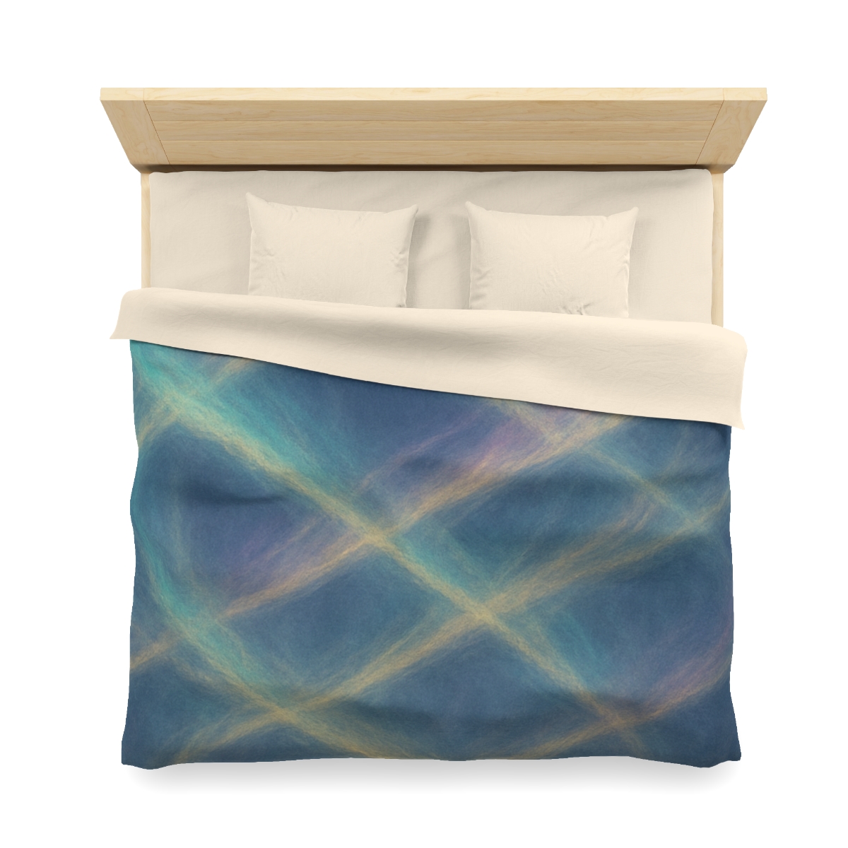 Aurora Lattice Horizon custom duvets