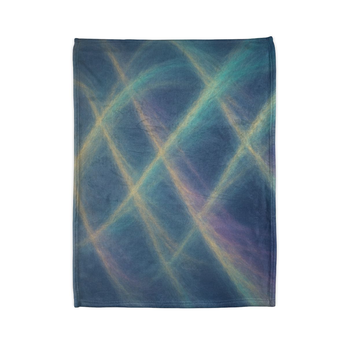 Aurora Lattice Horizon soft fleece blankets
