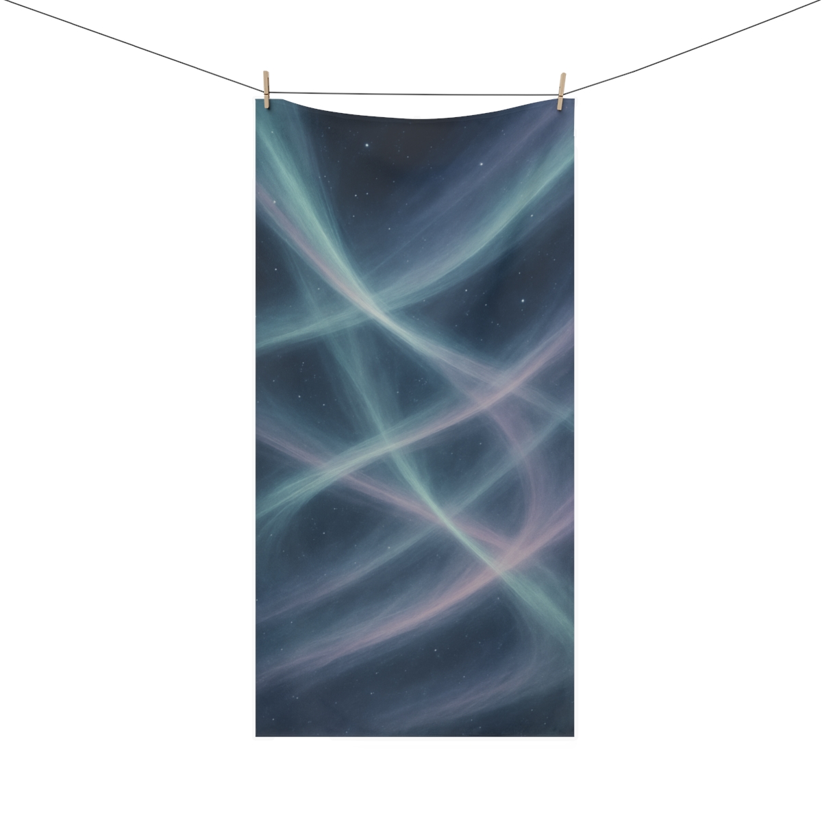 Aurora Lattice Nebula stylish beach towels