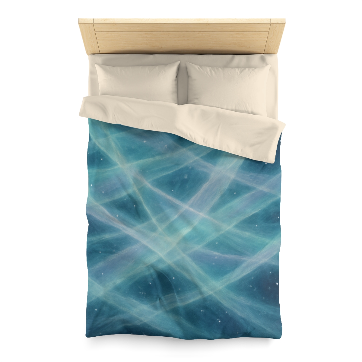 Aurora Lattice Veil custom duvets