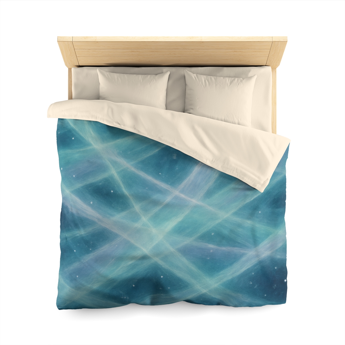 Aurora Lattice Veil custom duvets