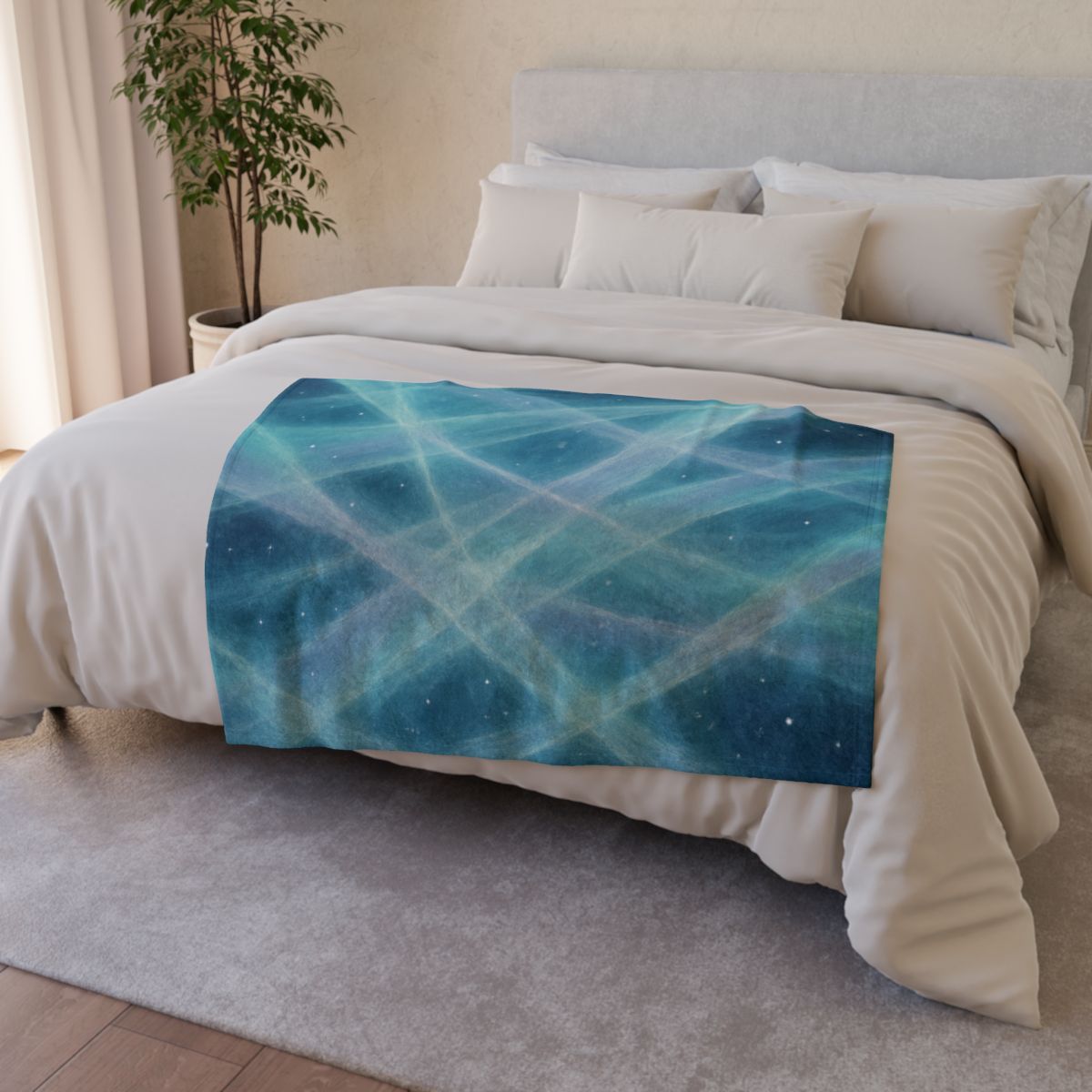 Aurora Lattice Veil custom blankets