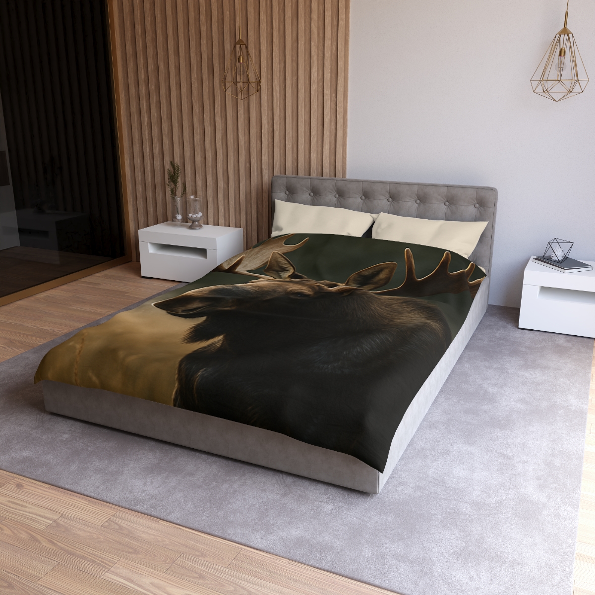 Aurora Listener Moose soft comforter duvets