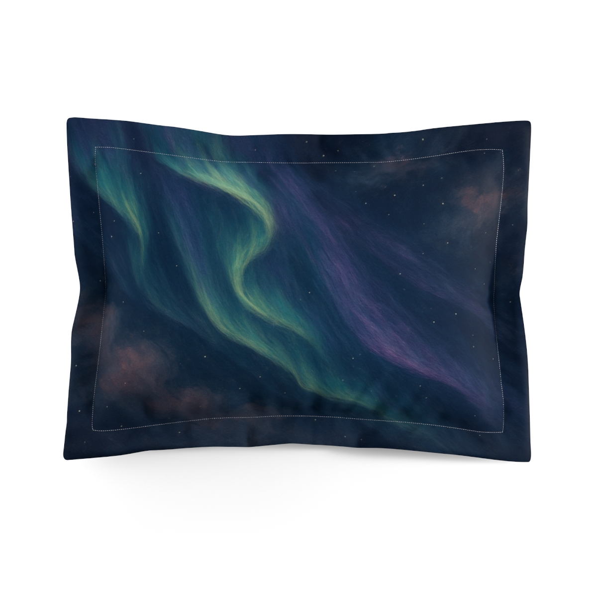 Aurora Nebula Tidal Flow soft plush pillows