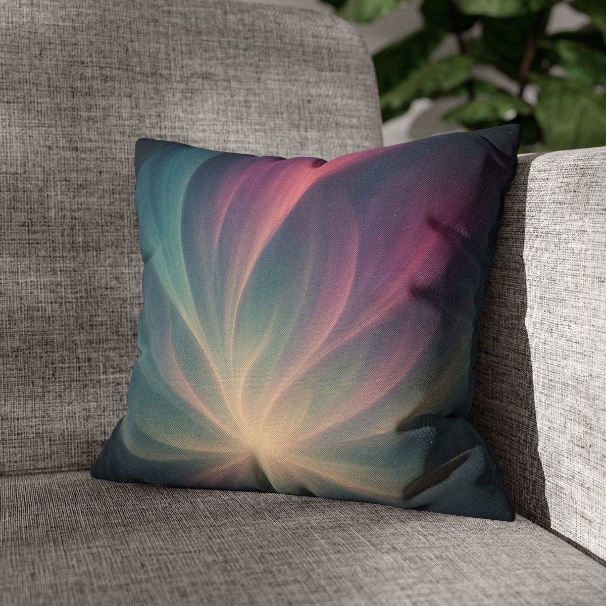 Aurora Nexus Bloom custom pillow cases