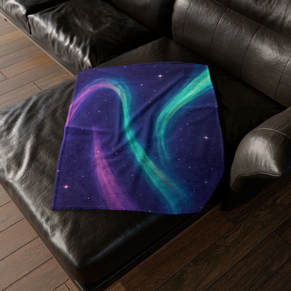 Aurora Plasma Ribbon Drift warm winter blankets