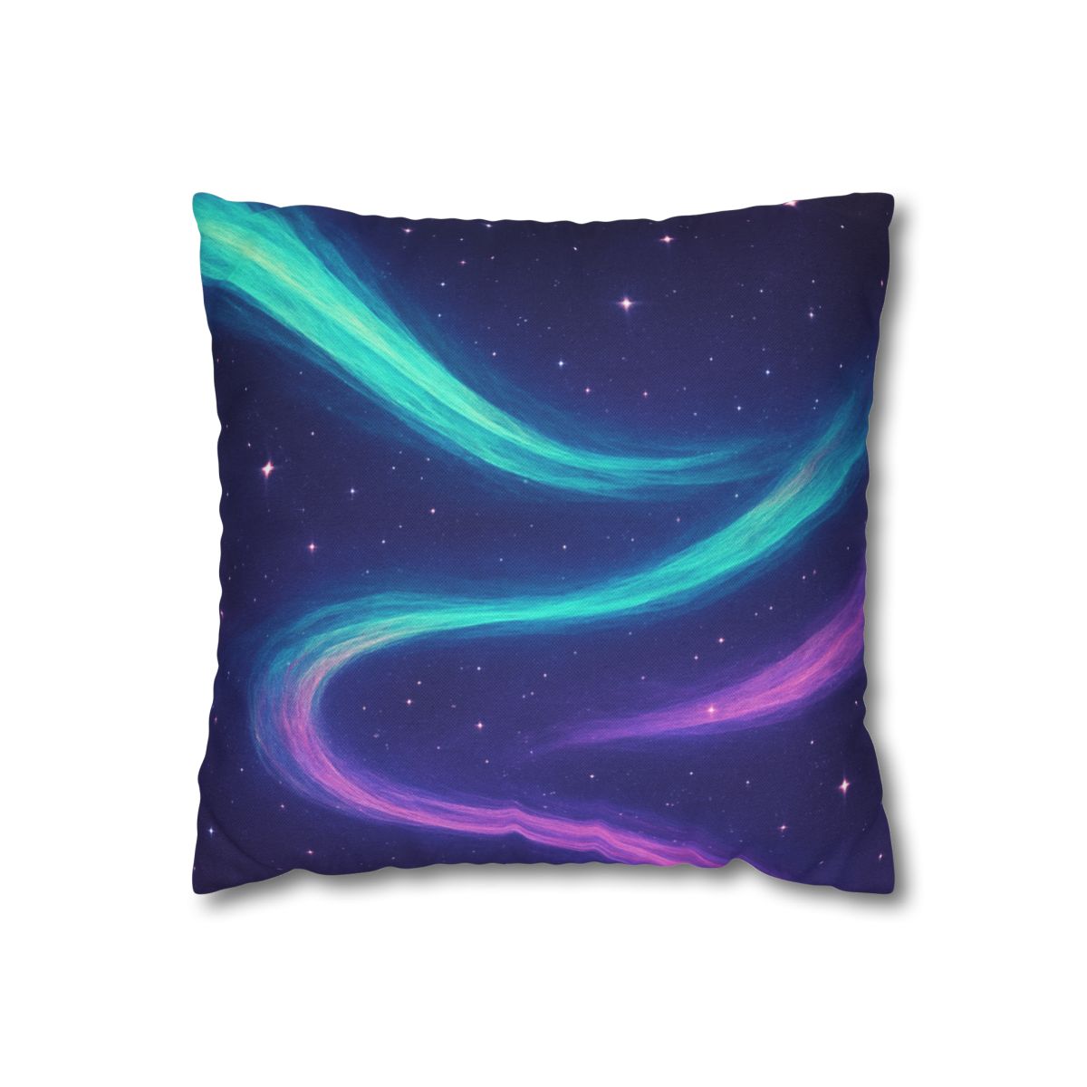 Aurora Plasma Ribbon Drift trendy patterned pillow cases