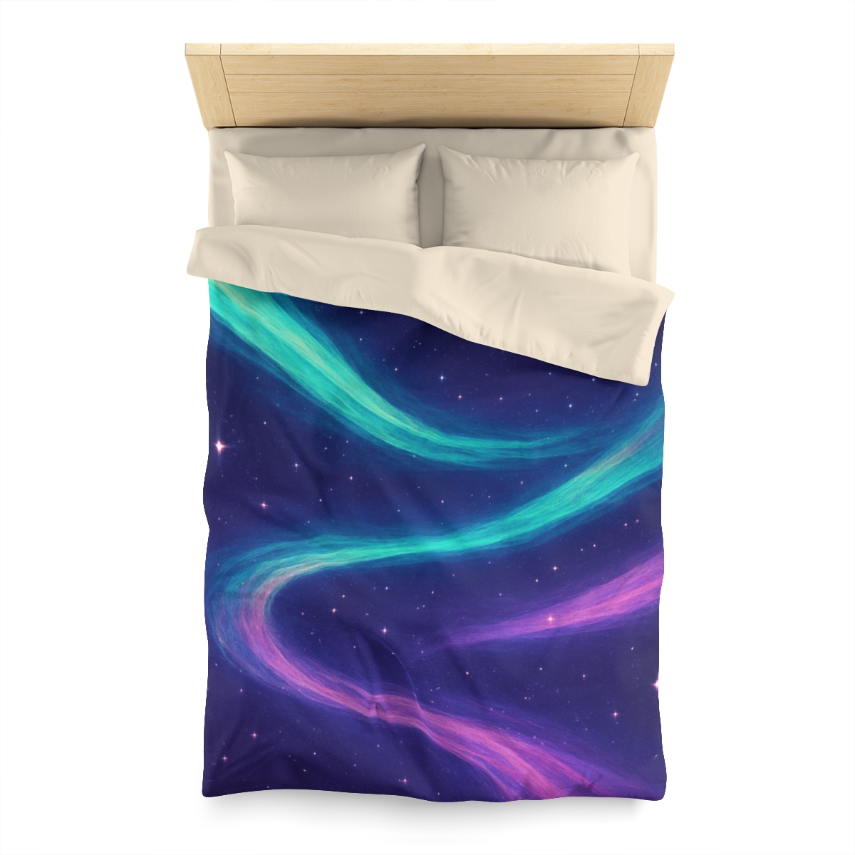 Aurora Plasma Ribbon Drift warm winter duvets