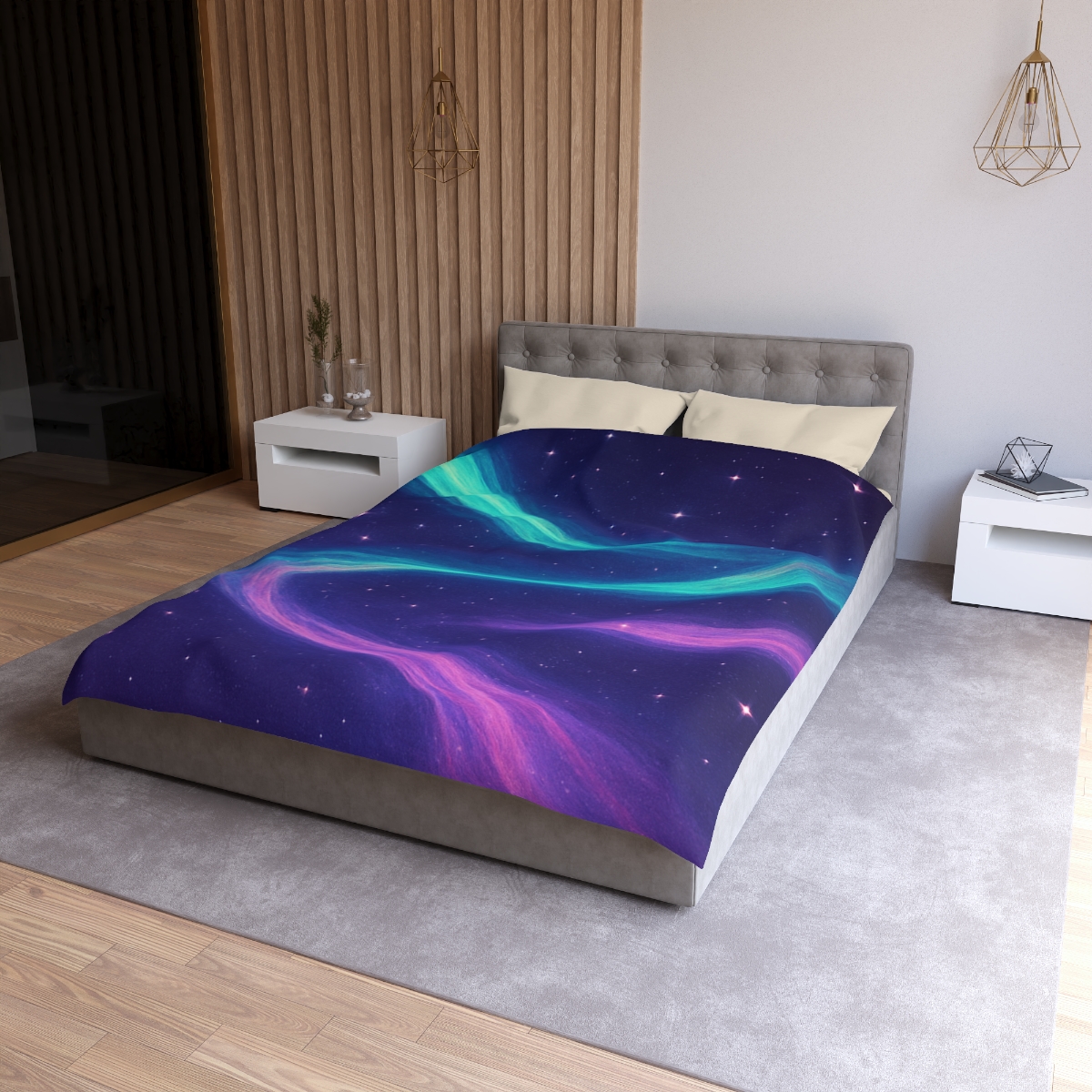 Aurora Plasma Ribbon Drift warm winter duvets