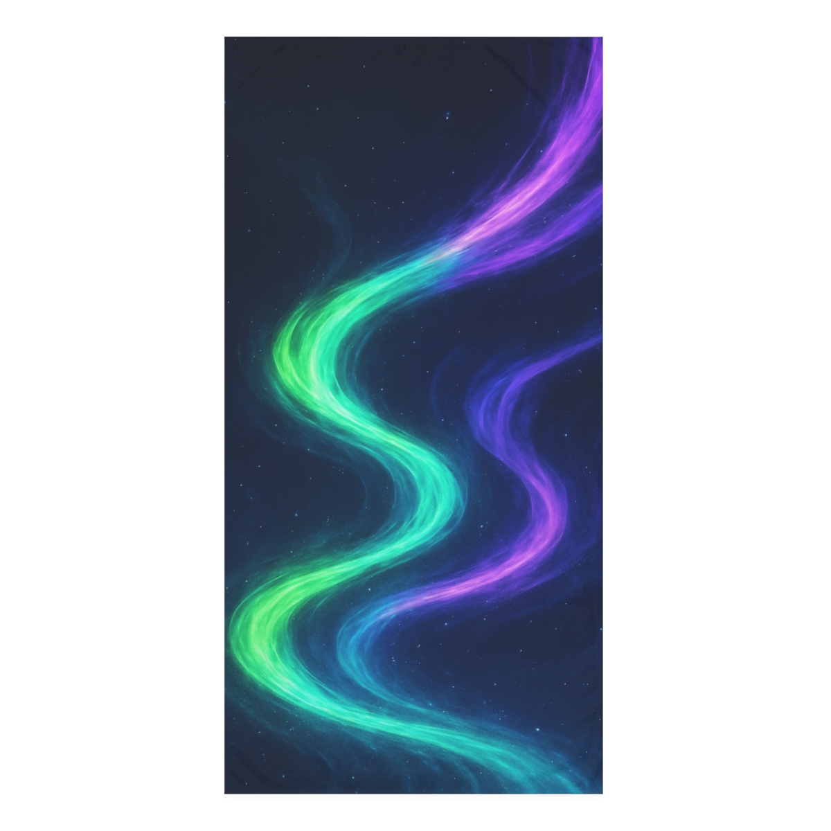 Aurora Plasma Ribbon Waltz personalized bath towels