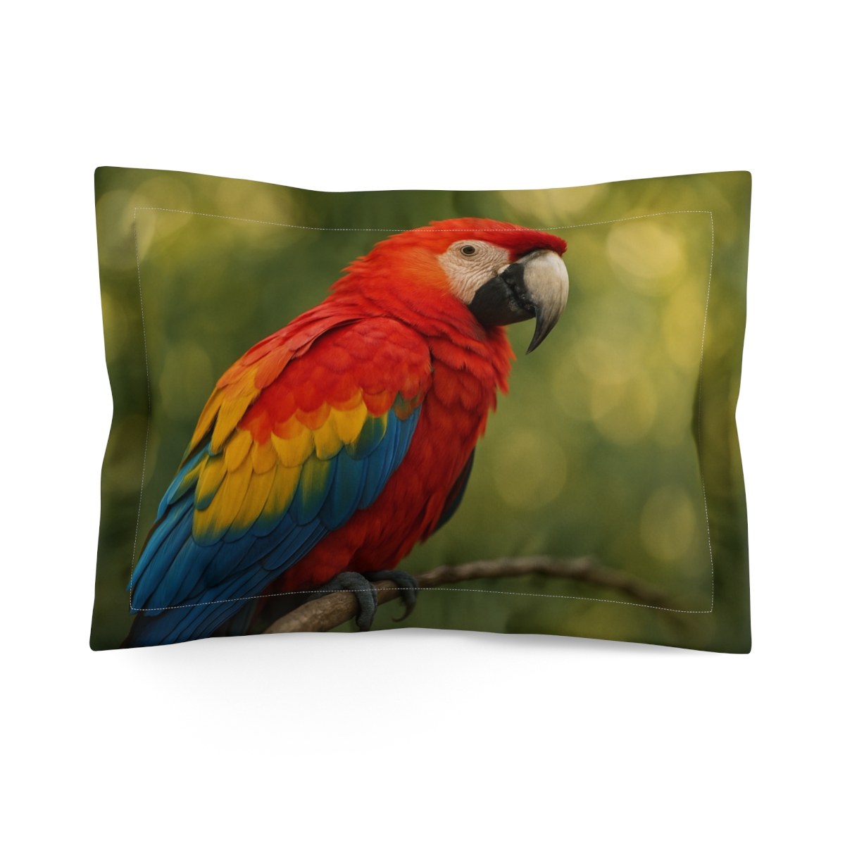 Aurora Plumage Scarlet Macaw soft plush pillows