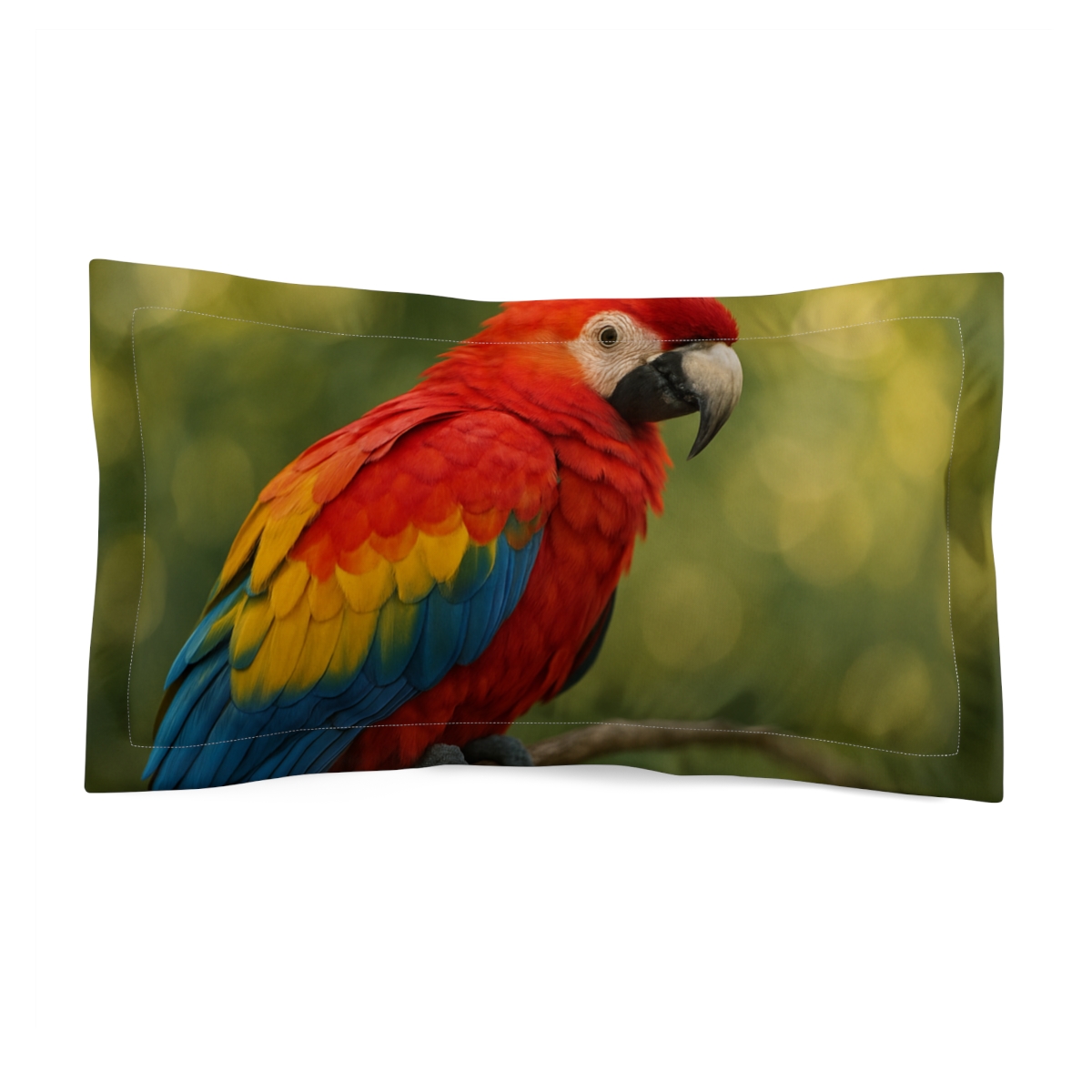 Aurora Plumage Scarlet Macaw soft plush pillows