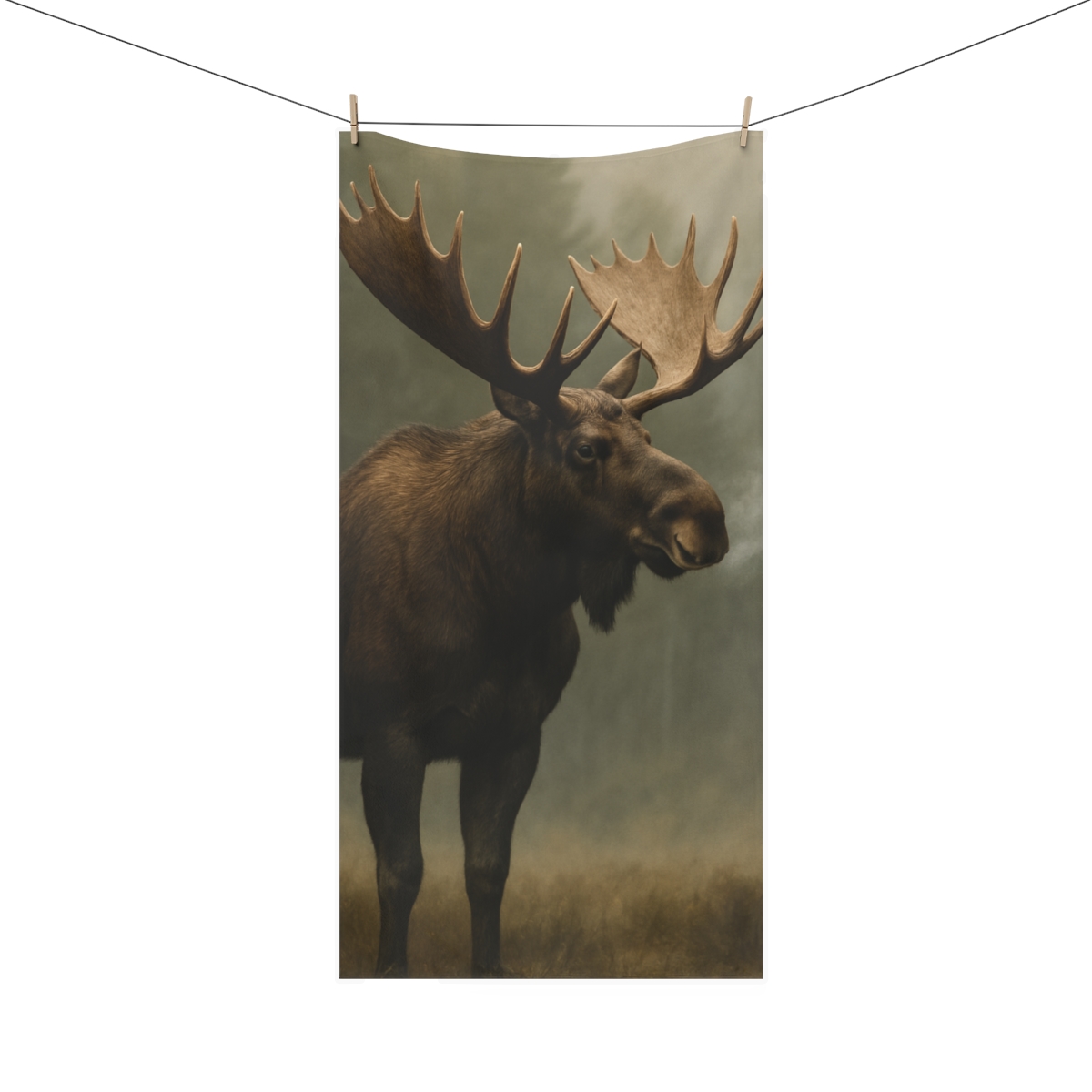 Aurora Quiet Moose unique gift towels