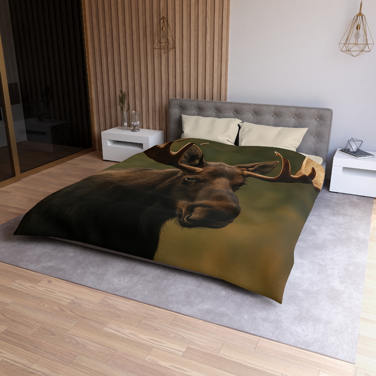 Aurora Quiet Moose soft comforter duvets