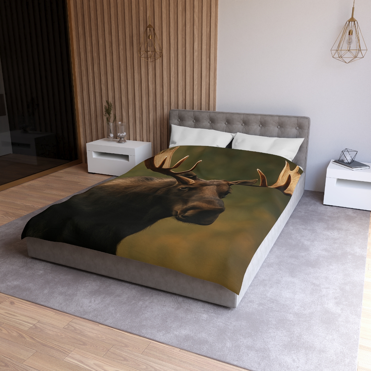 Aurora Quiet Moose soft comforter duvets