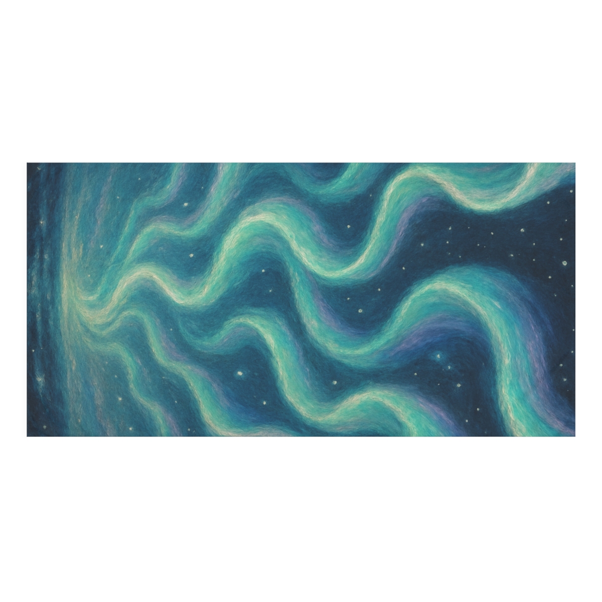 Aurora Ribbon Cascade personalized bath towels