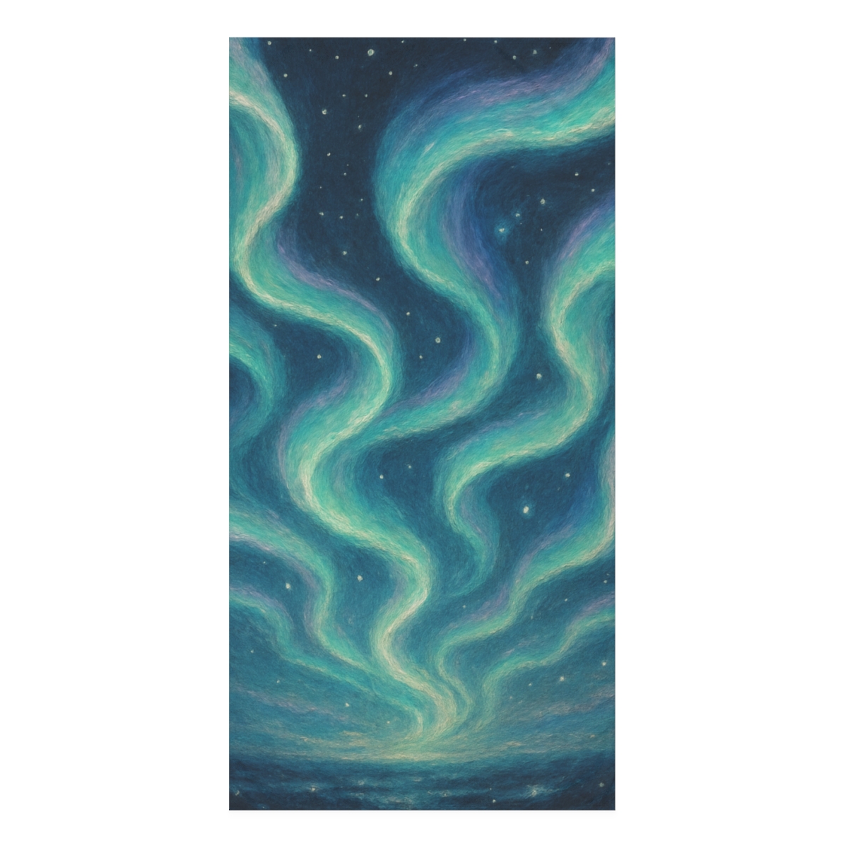 Aurora Ribbon Cascade personalized bath towels
