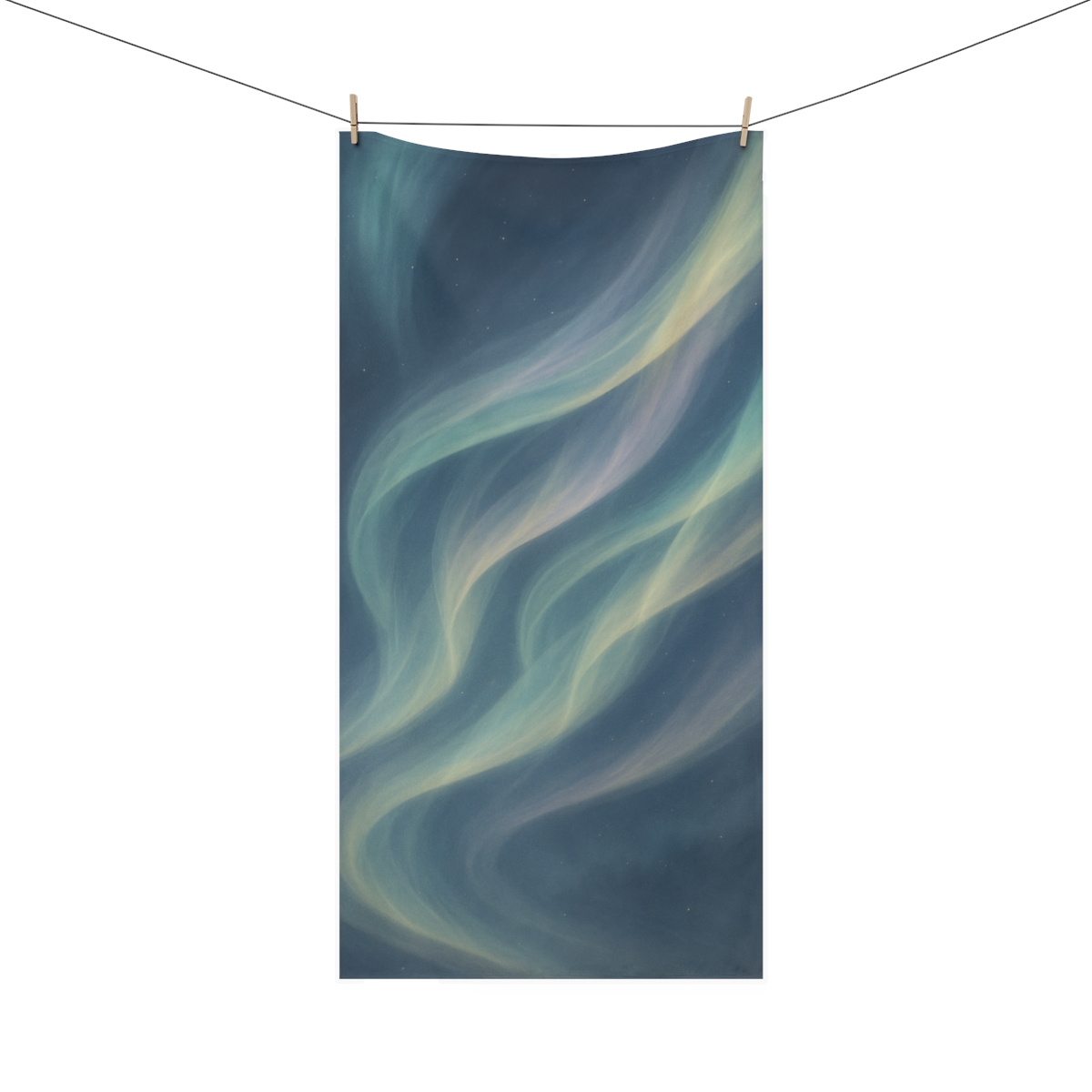 Aurora Ribbon Of Cosmic Light stylish beach towels