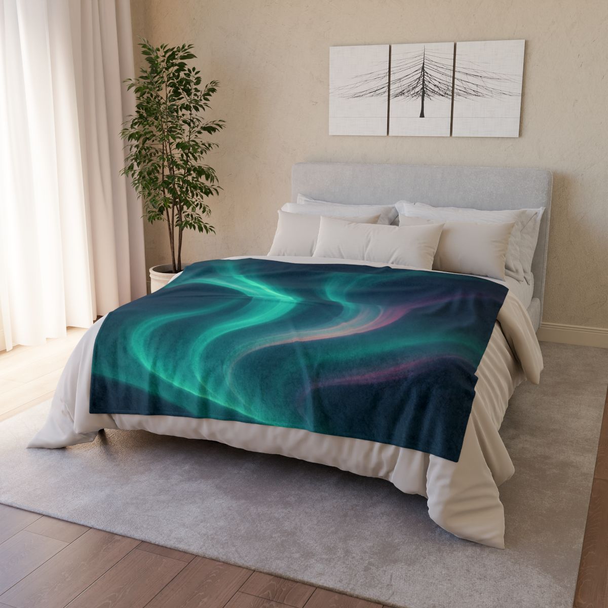Aurora Spectrum Drift unique gift blankets