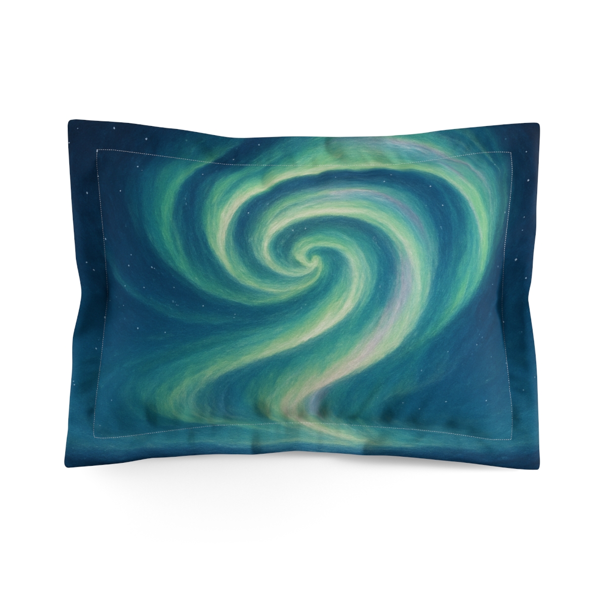 Aurora Spiral Horizon personalized decorative pillows