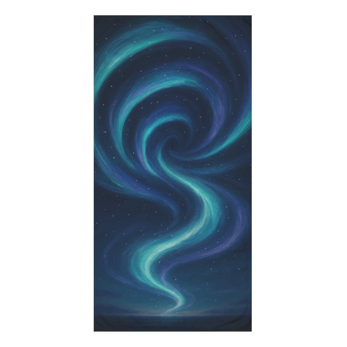 Aurora Spiral Starstream personalized bath towels