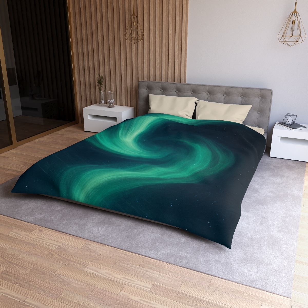 Aurora Spiral Starwake stylish duvet covers