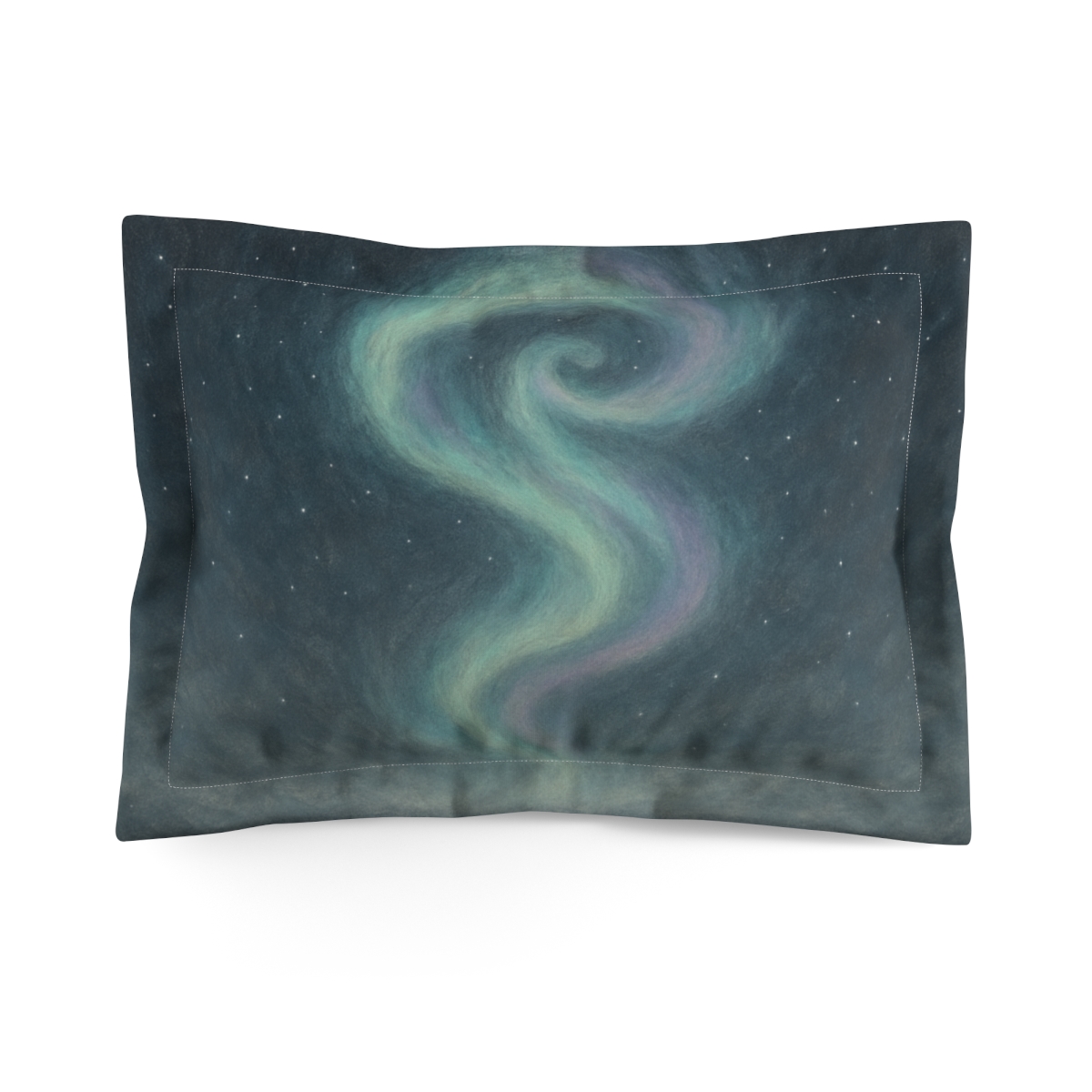 Aurora Spiral Veil unique shape pillows
