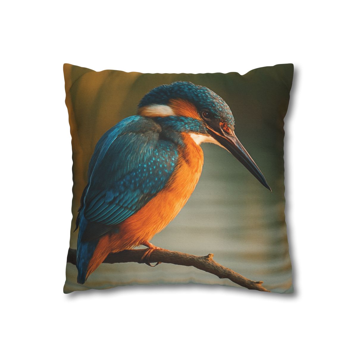 Aurora Splash Common Kingfisher comfortable bedding pillow covers