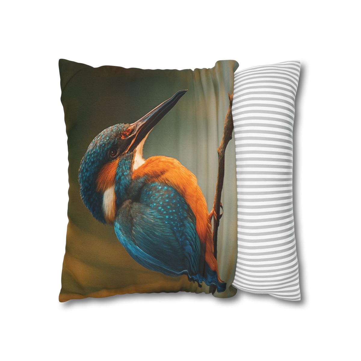Aurora Splash Common Kingfisher comfortable bedding pillow covers