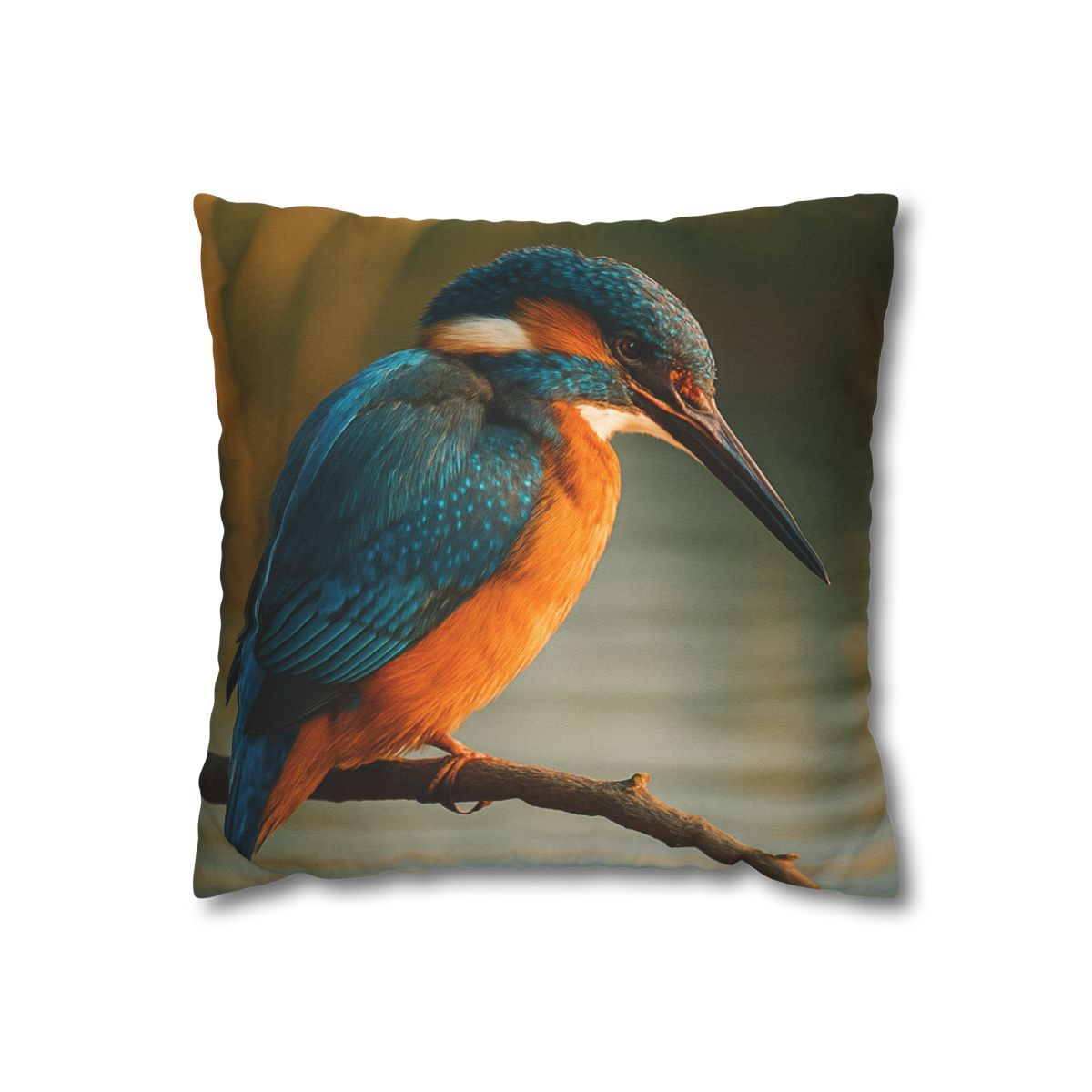 Aurora Splash Common Kingfisher comfortable bedding pillow covers