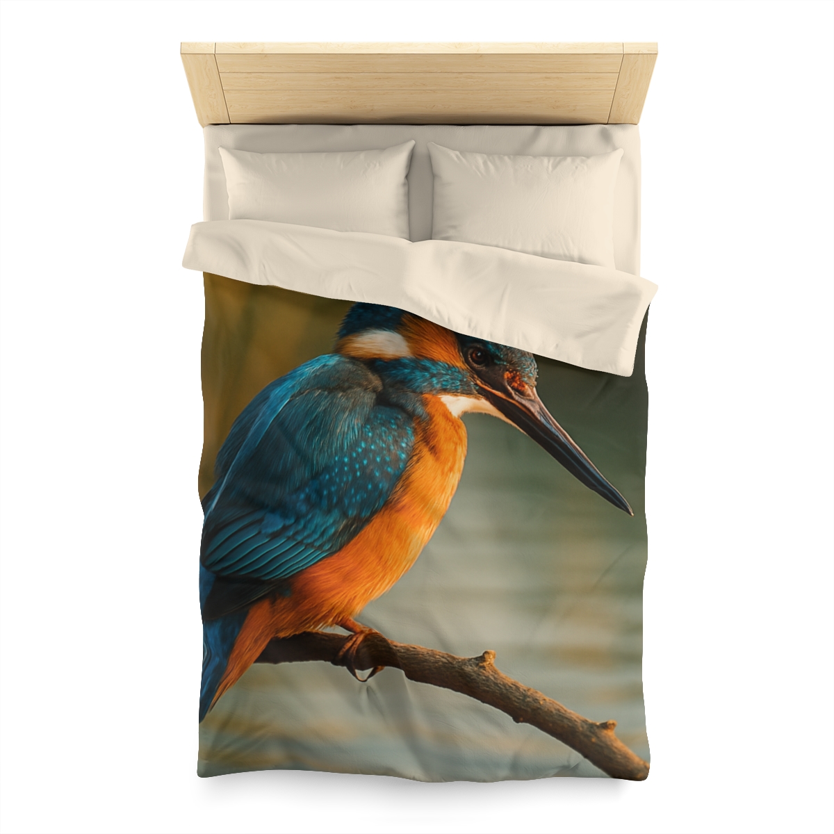 Aurora Splash Common Kingfisher warm winter duvets
