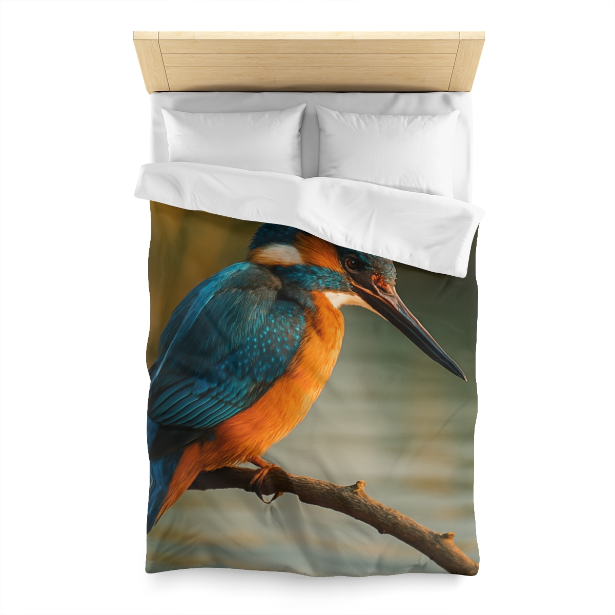 Aurora Splash Common Kingfisher warm winter duvets