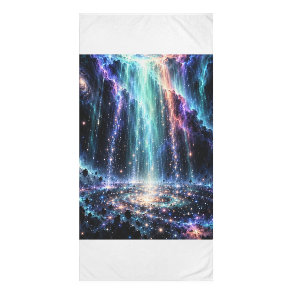 Aurora Starfall Cascade custom towels [AI-3dc4d35a-5a69bb767a0b]