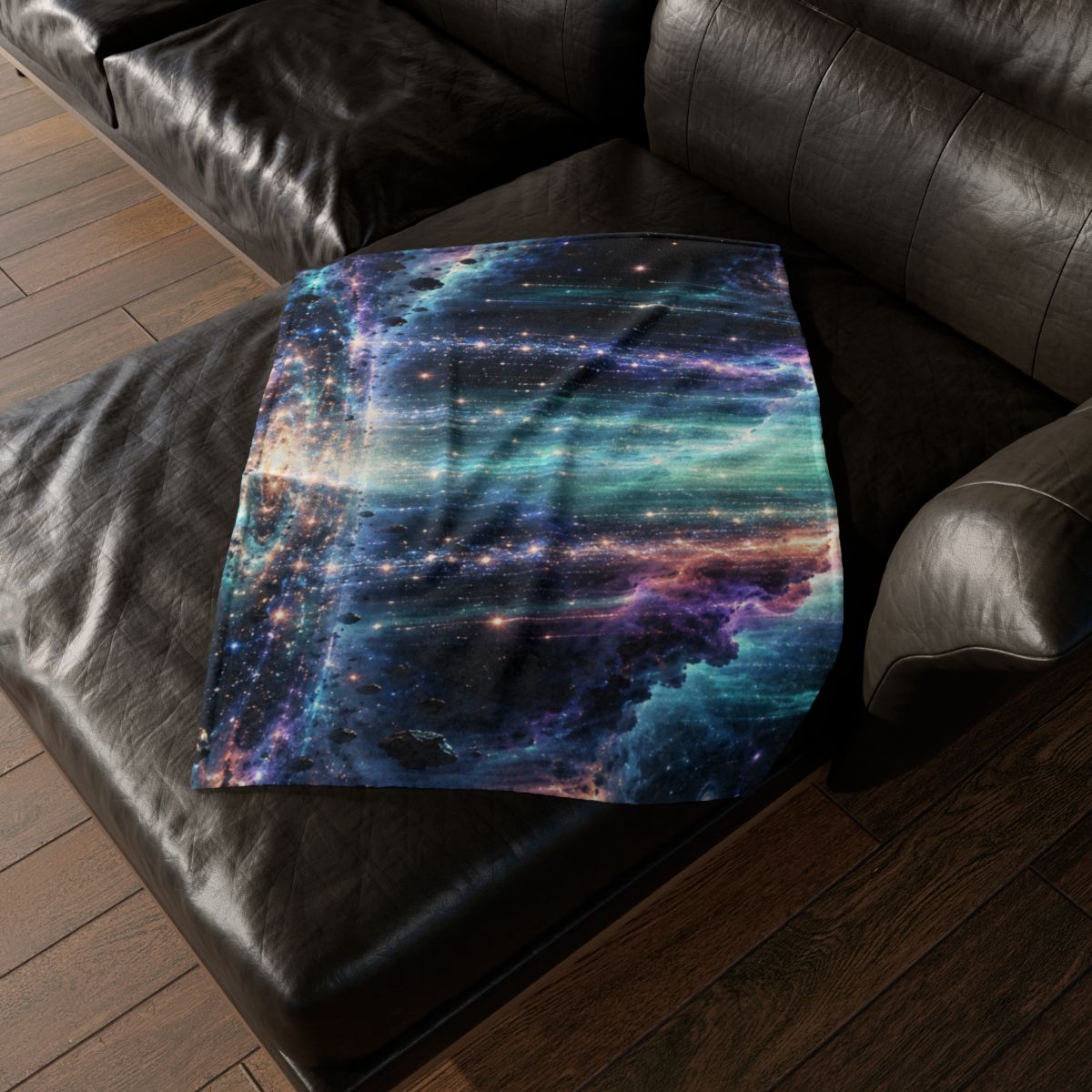 Aurora Starfall Cascade trendy patterned blankets [AI-3dc4d35a-22f836b70abb]