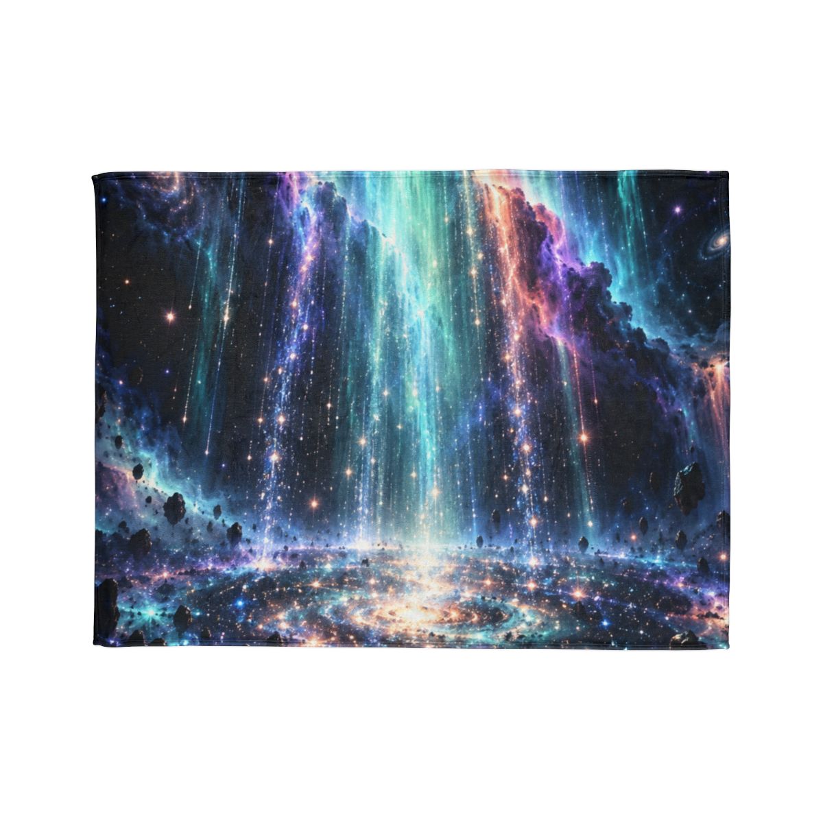 Aurora Starfall Cascade trendy patterned blankets [AI-3dc4d35a-9336e1331930]