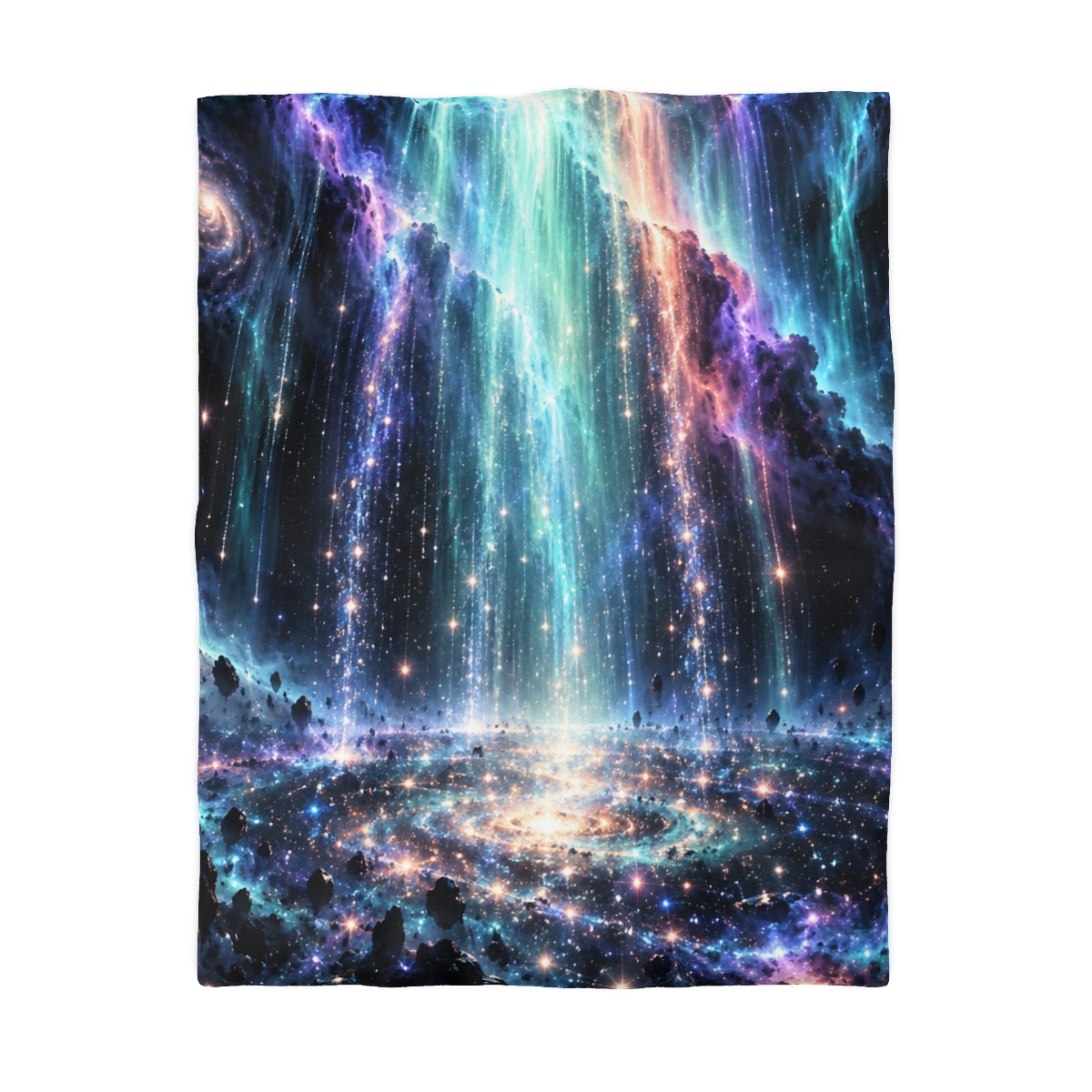 Aurora Starfall Cascade designer printed duvets [AI-3dc4d35a-3b84b2819d17]