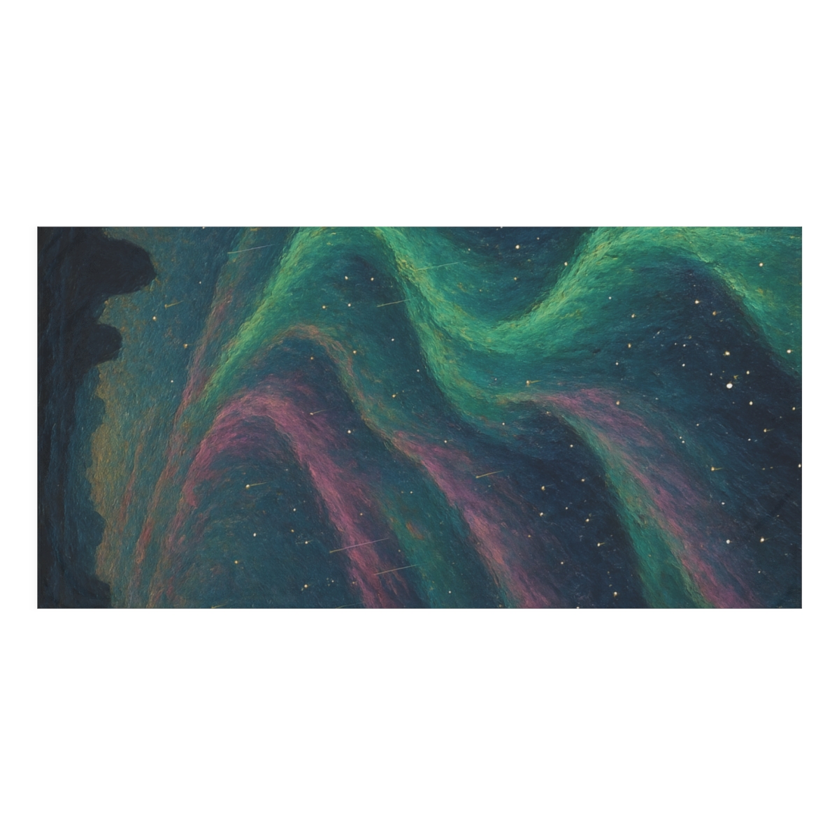 Aurora Starfall Tides decorative home towels
