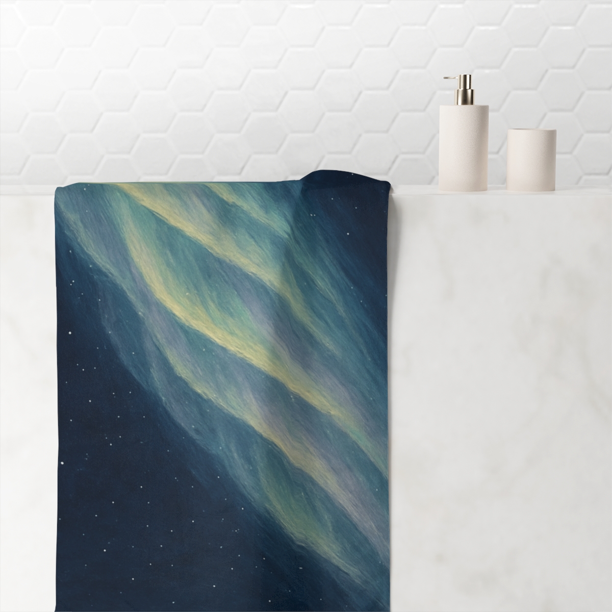 Aurora Veil Continuum unique gift towels