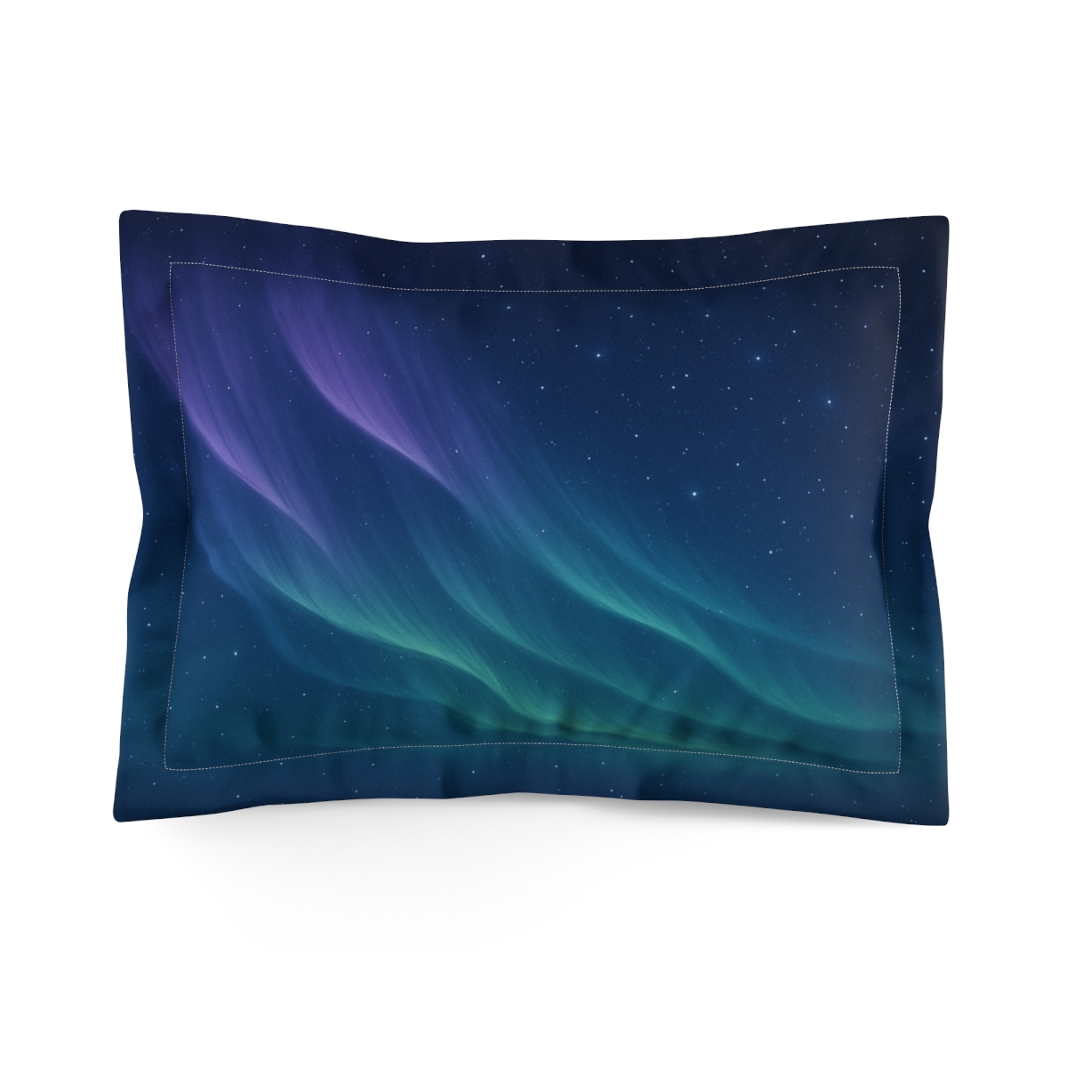Aurora Veil Over Star Sea trendy accent pillows