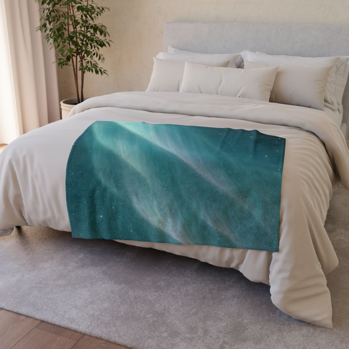 Aurora Veil Star Tides designer printed blankets