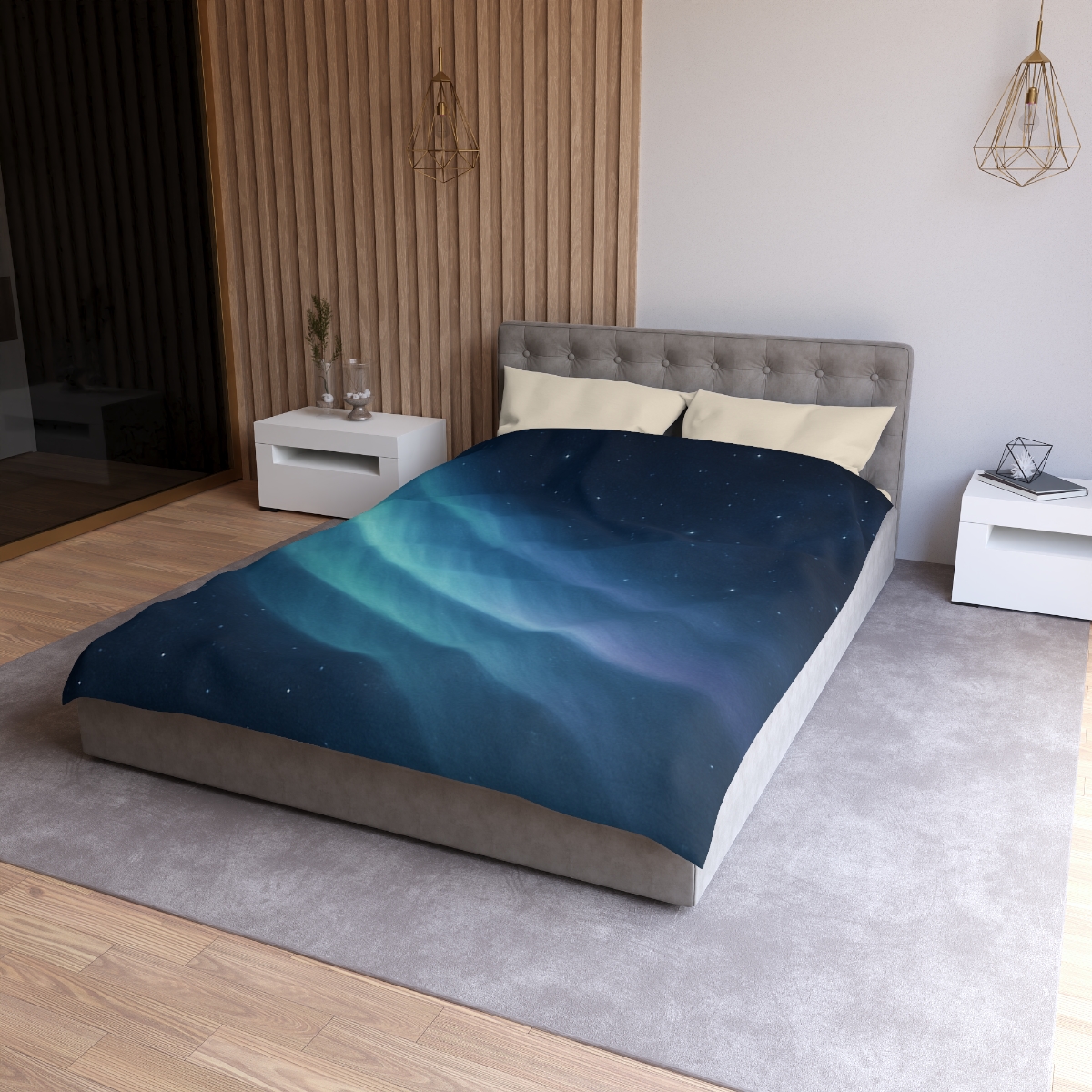 Aurora Veil Starstream custom duvets