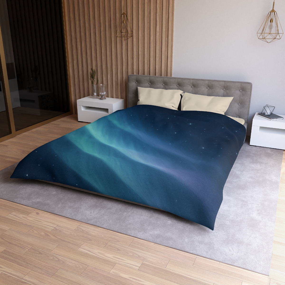 Aurora Veil Starstream custom duvets