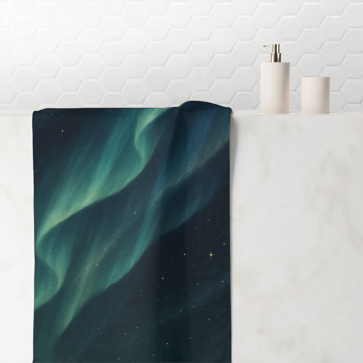 Aurora Veil Starstream decorative home towelscustom towels