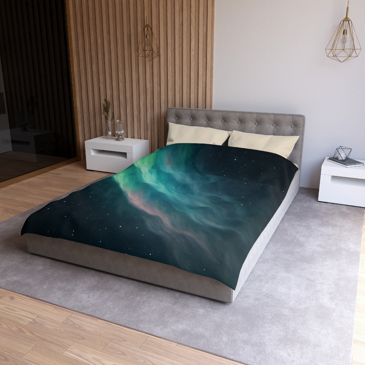 Aurora Veil Starstream soft comforter duvets