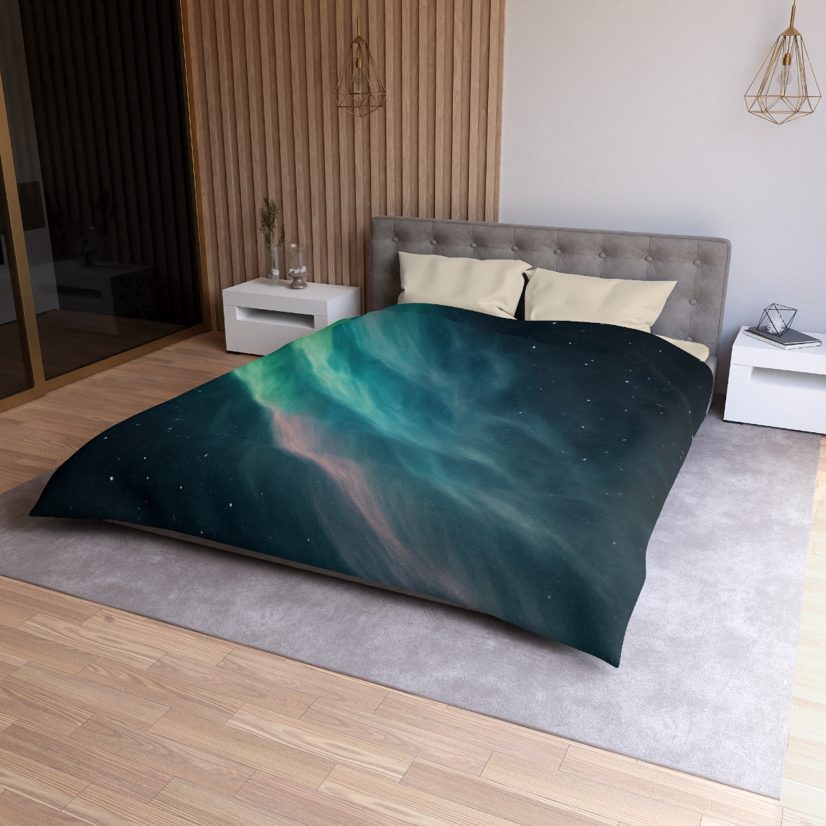 Aurora Veil Starstream soft comforter duvets