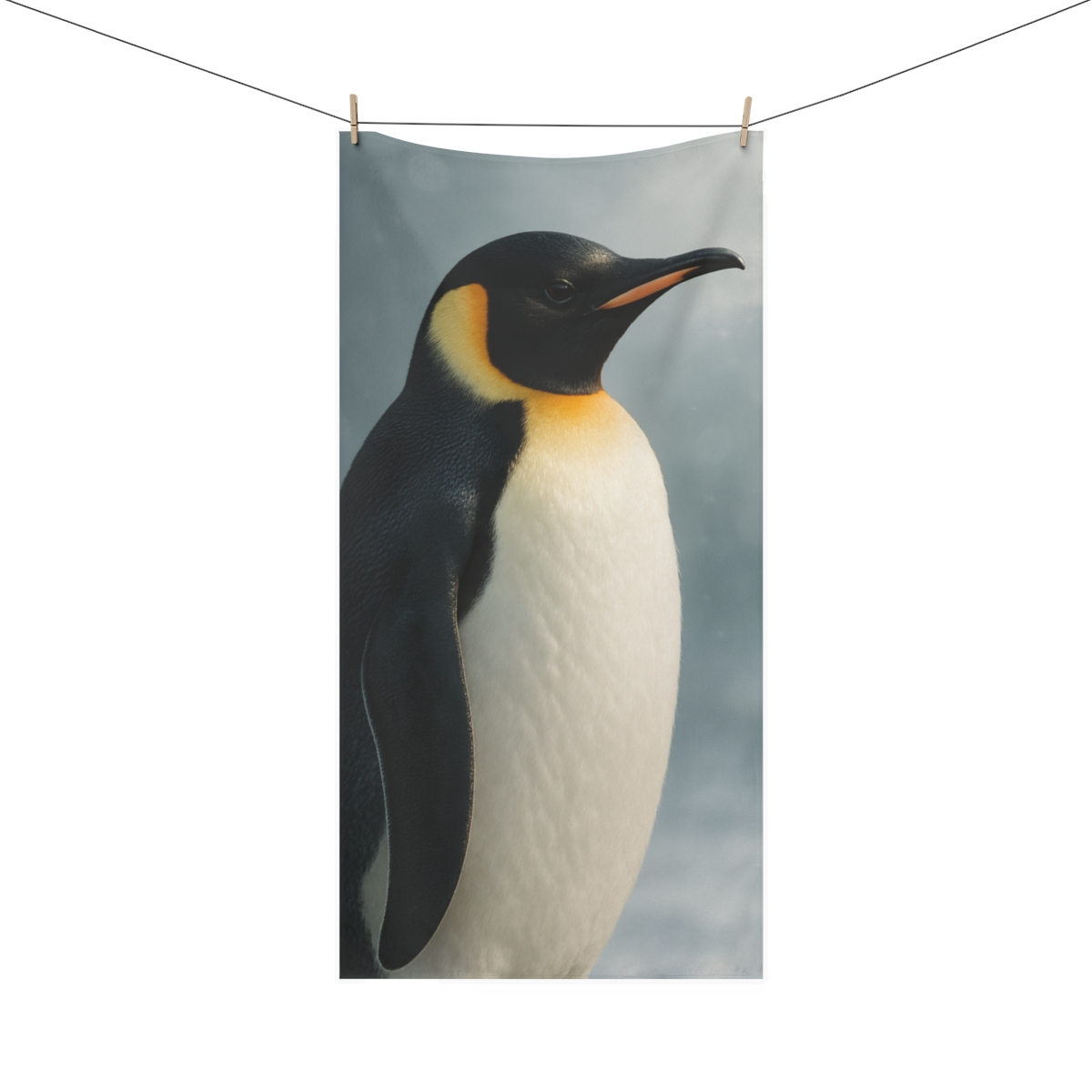 Aurora Vigil Emperor Penguin decorative home towelscustom towels