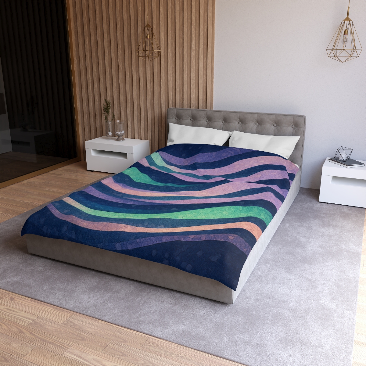 Auroral Current Mosaic trendy bedroom duvets